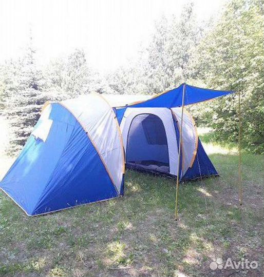 Палатка туристическая 4 местная на две комнаты