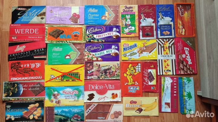 Этикетки,обертки от шоколада 2