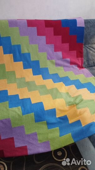 Плед, покрывало новое, 180*175, ручн работа