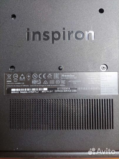 Ноутбук Dell P66F