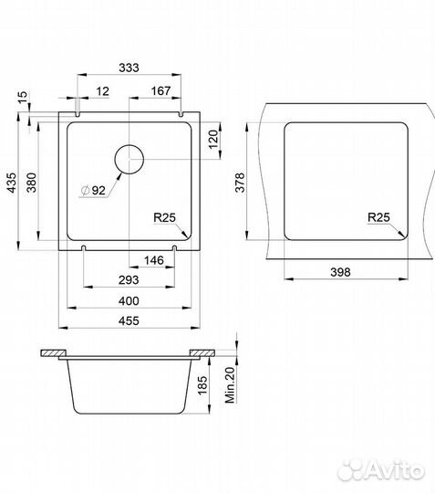 Смеситель и раковина для кухни белые