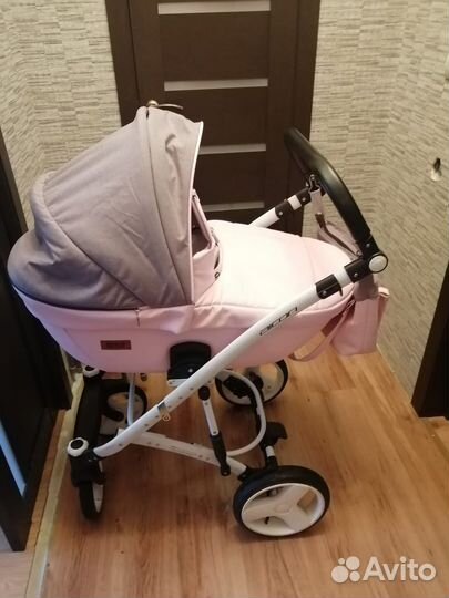 Коляска 2 в 1 эко кожа