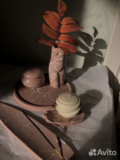 Декоративный набор для дома из гипса