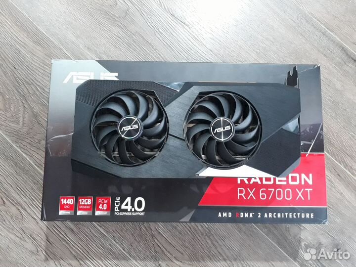 Видеокарта asus AMD Radeon RX 6700 XT