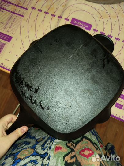 Чугунная сковорода гриль