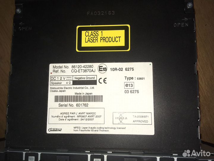 Магнитола на Рав4 2006-2012