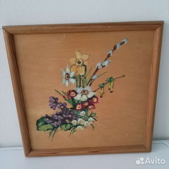 Картина маслом цветы