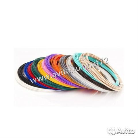 Пластик для 3D-ручек PLA, 15 цветов