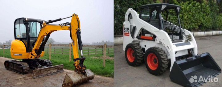 Водитель-оператор Мини экскаватора/Погрузчика