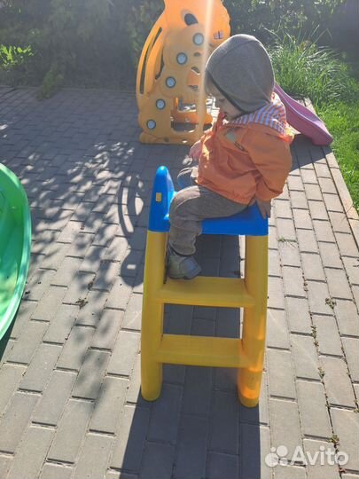 Детская горка пластиковая