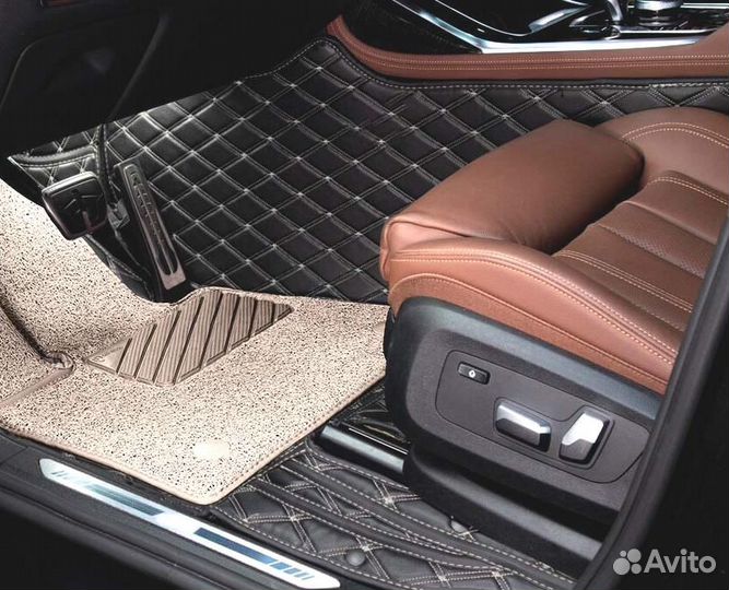 3D Коврики KIA Sorento из Экокожи