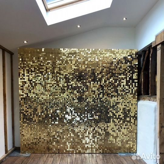 Фотозона с пайетками