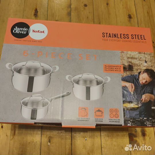 2 Кастрюли Tefal из набора.новые