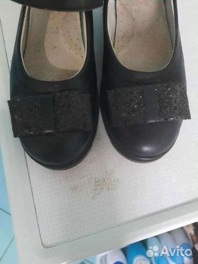 Школьные туфли для девочки Котофей