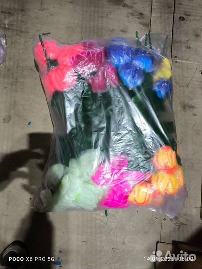 Искусственные цветы георгин