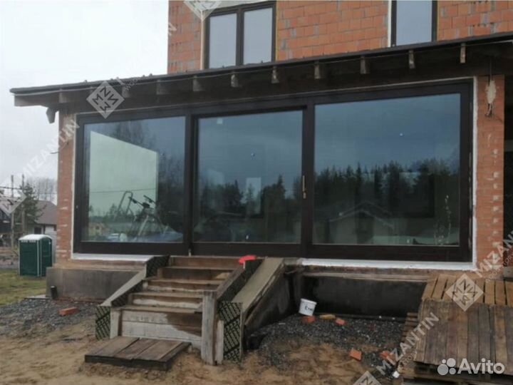 Раздвижные окна и портальные системы из дерева