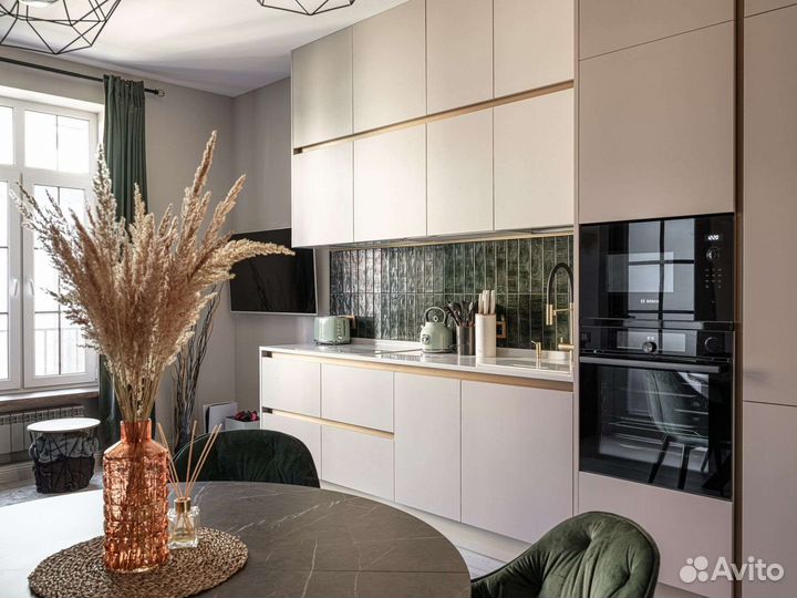 Прямая кухня на заказ. Фабрика