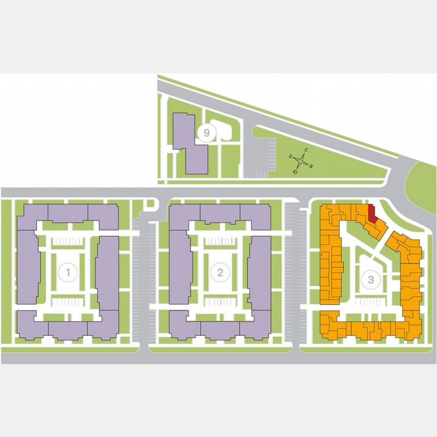 2-к. квартира, 58,7 м², 1/4 эт.