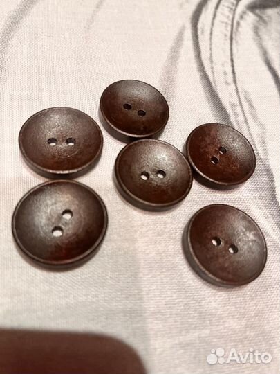 Деревянные пуговицы 25мм