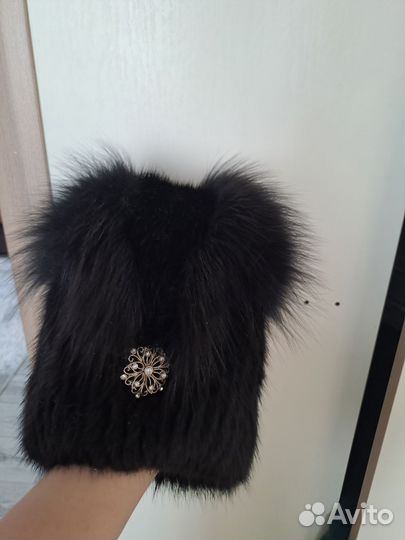 Шапка норковая женская бу