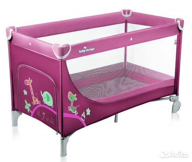 Детский манеж-кровать Baby Design Simple