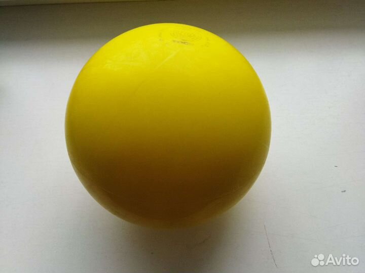 Мяч гимнастический togu диаметр 16 см желтый