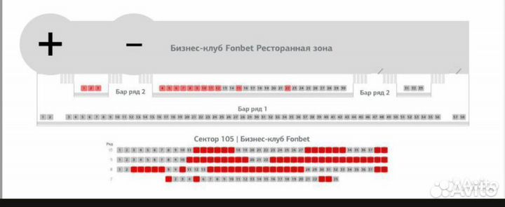 Билет в Vip сектор Авангард-Сочи