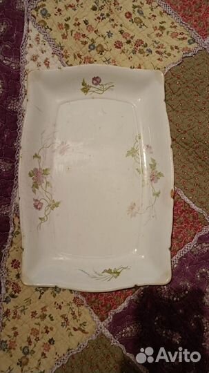 Кузнецовский фарфор блюдо