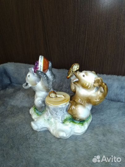 Статуэтка чернильница Мишки