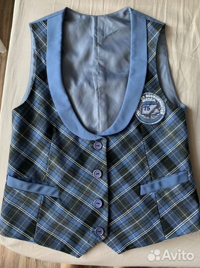 Жилетка школьная, школа 75