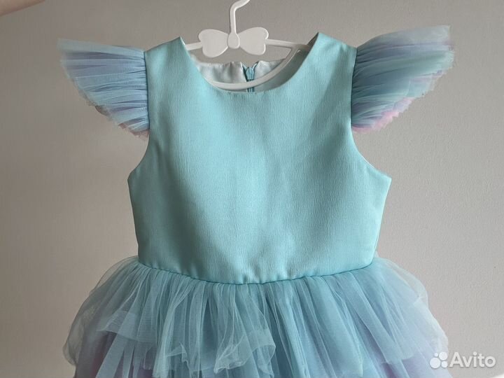 Платье нарядное радужное 98 104