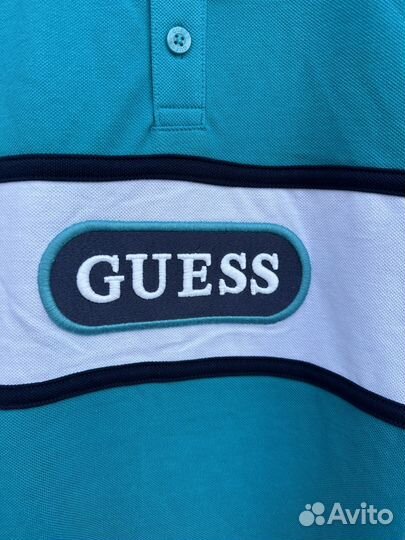 Новая рубашка поло Guess с вышитым Logo