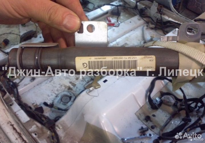 Крыша обшивка потолка аирбег крыши пежо 407 седан