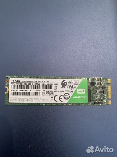 Green SATA ssd m.2 2280