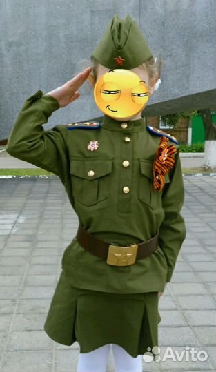 Детская военная форма для девочки