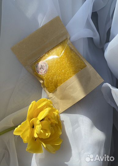 Соль для ванны с ароматом лимона