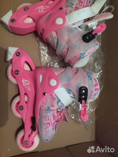 Роликовые коньки детские раздвижные