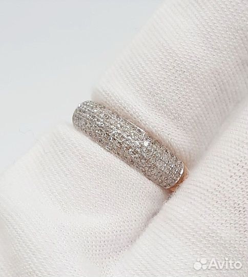 Золотое кольцо с камнем 16р