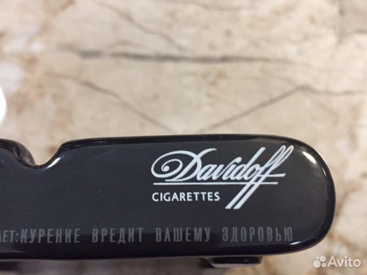 Пепельница Davidoff и из цветного стекла