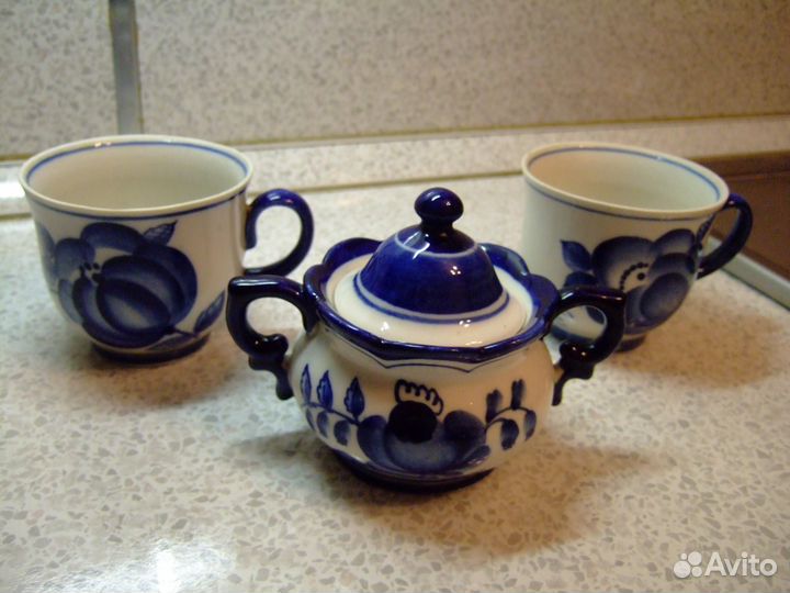 Чайный сервиз Гжель