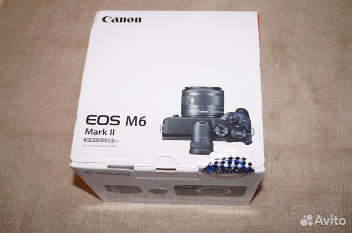 Canon EOS M6 mark ii kit +видоискатель Новый