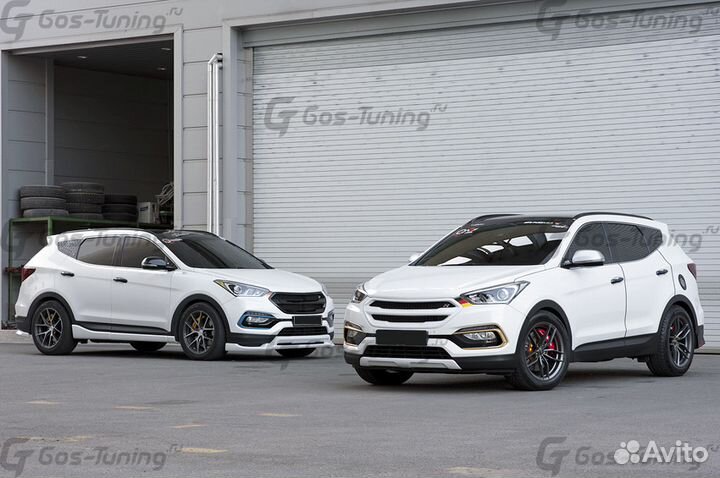 Тюнинг решетка радиатора RR на Hyundai Santa Fe DM