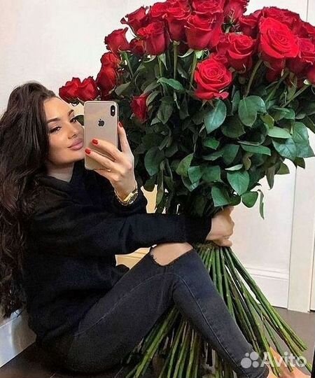 101 роза цветы букеты доставка 25 51 101 роза