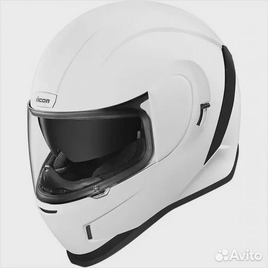 Мотошлем airform solid Gloss White S