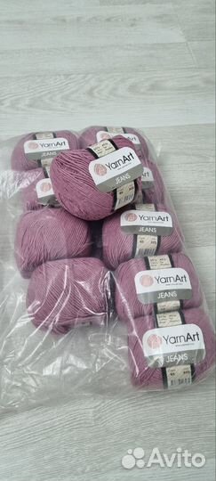 Пряжа для вязания yarnart jeans