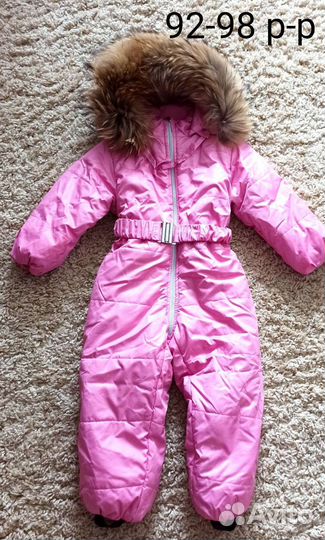 Зимний комбинезон для девочки 98