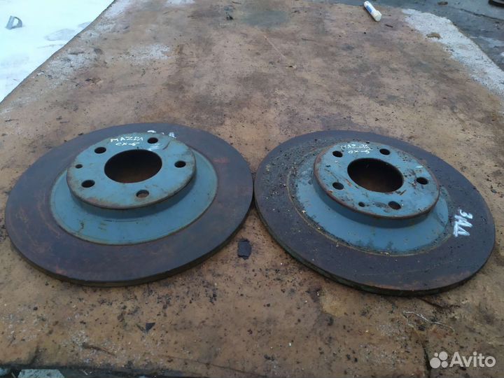 Диски тормозные, задние Mazda CX-5 11-17г пара