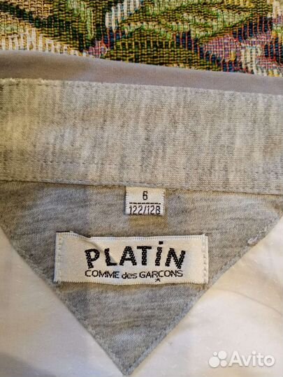 Рубашка белая 122 с длинным рукавом