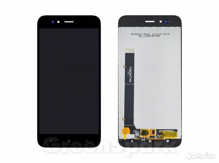 Дисплей для Xiaomi Mi A1/Mi 5X +тач черный copy