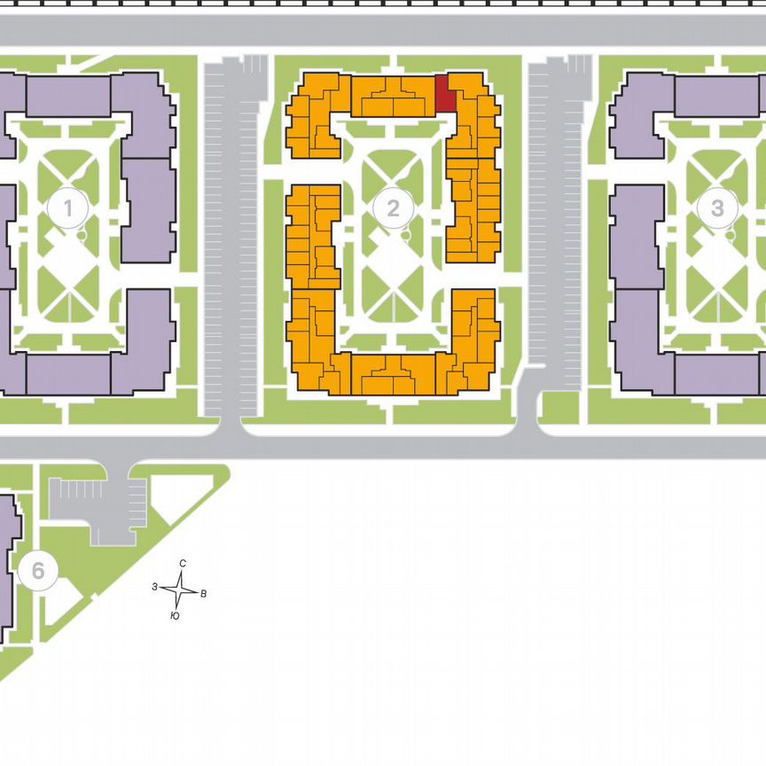 2-к. квартира, 58,5 м², 4/4 эт.